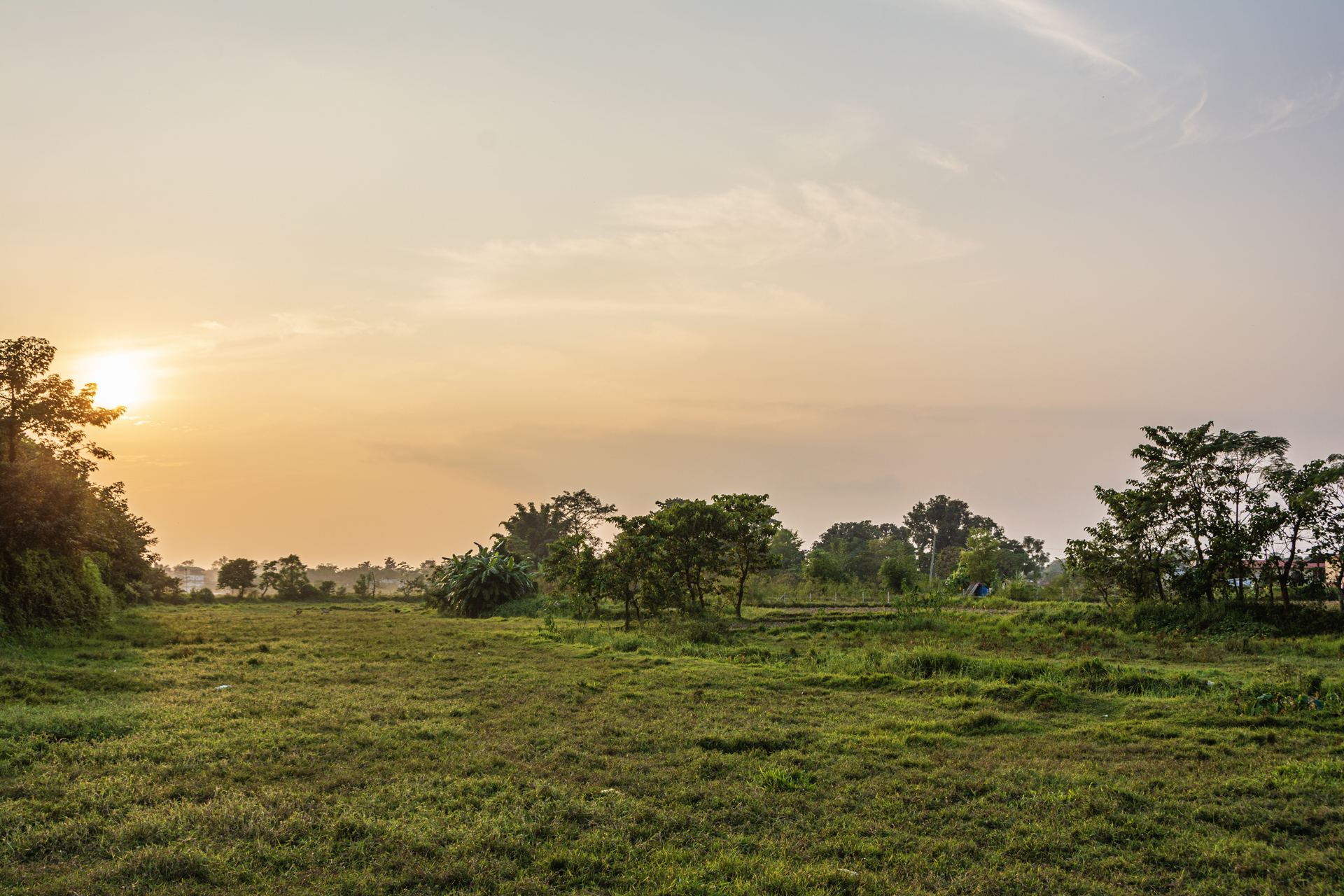 Chitwan Abendstimmung